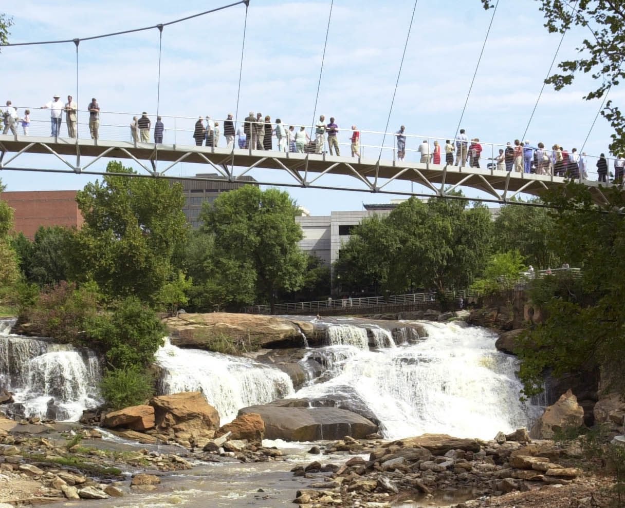 Falls Park downtown Greenville